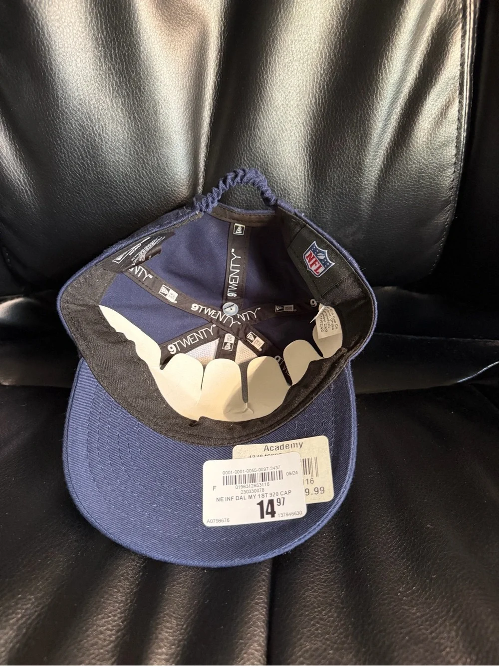 NFL Infant Navy Dallas Cowboys Embroidered Star Cap